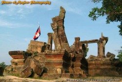 Preah Vihear and Cambodian Flag